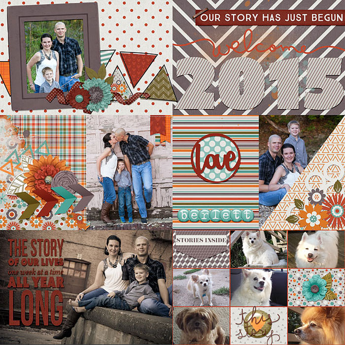 Project Life 2015 - Title Page