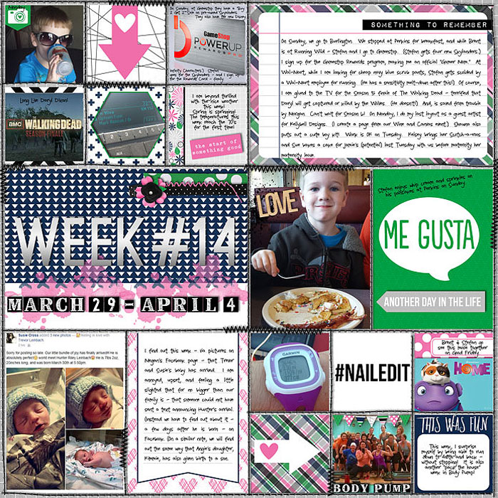 Project Life 2015 - Week 14A