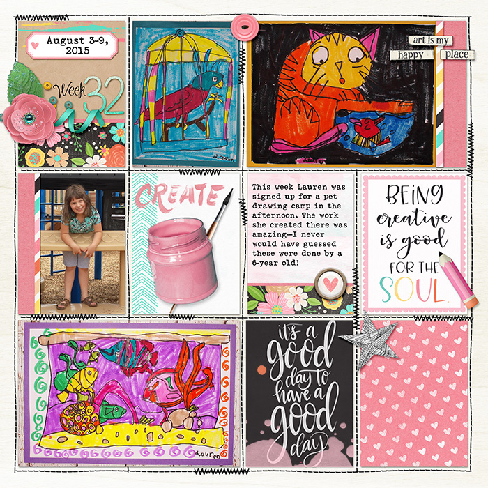Project Life 2015, week 32a