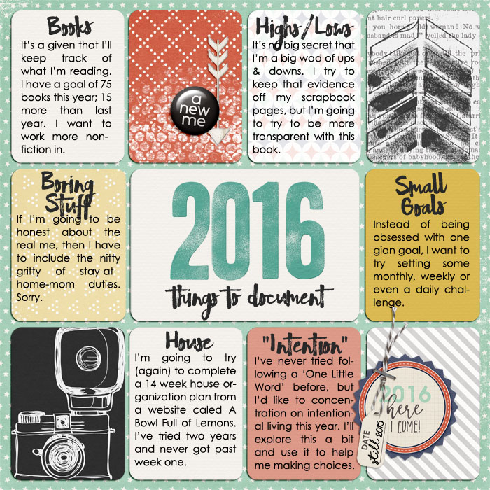 Project Life 2016 - 1
