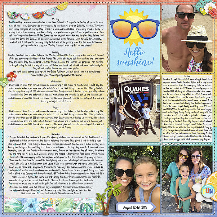 Project Life 2019- AUG