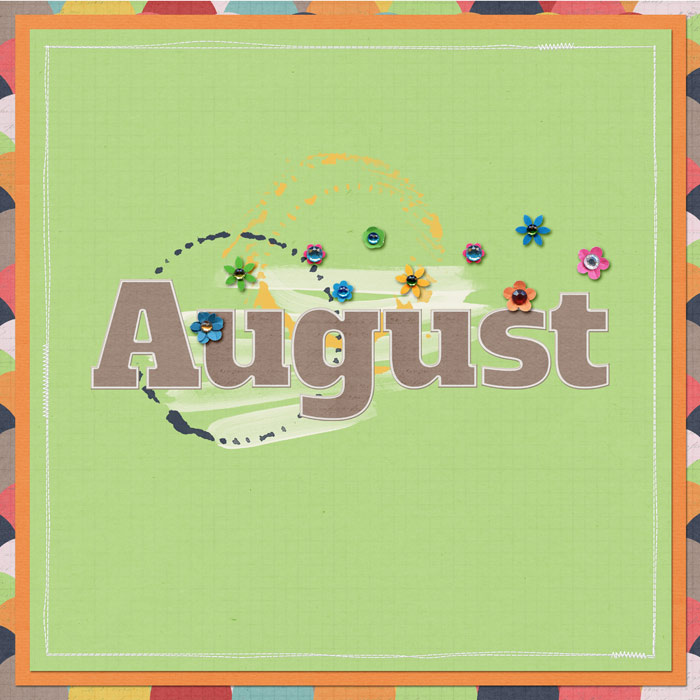 Project Life August Title