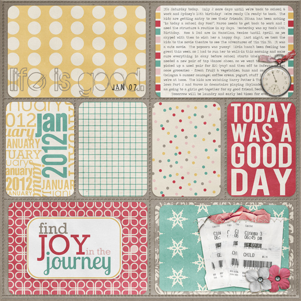 Project Life:  January 7, 2012