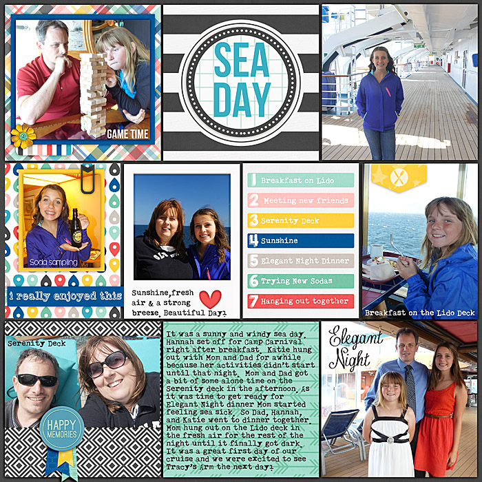 Project Life Vacation Album 2013 - Alaska Cruise Day 1 Right