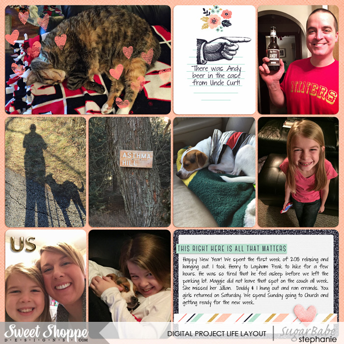 Project Life Week 1 (RIGHT)