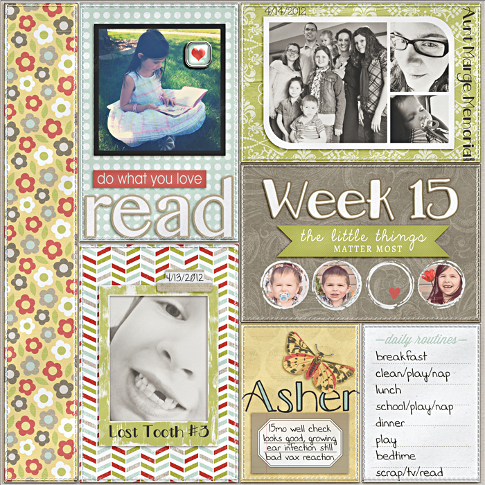 Project Life - Week 15 - Left