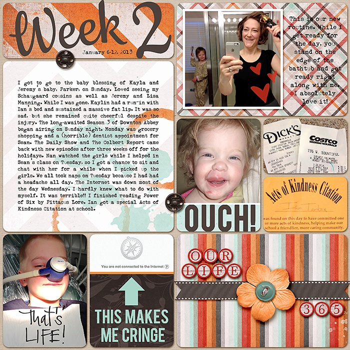 Project Life Week 2-Page 1