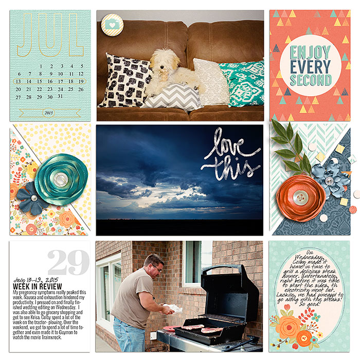 Project Life- Week 29 (left)