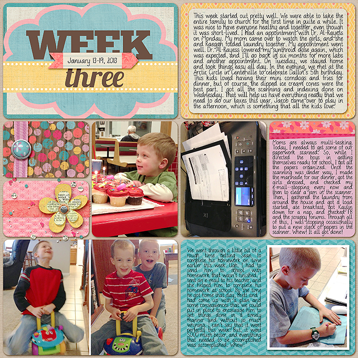 Project Life Week 3-Page 1