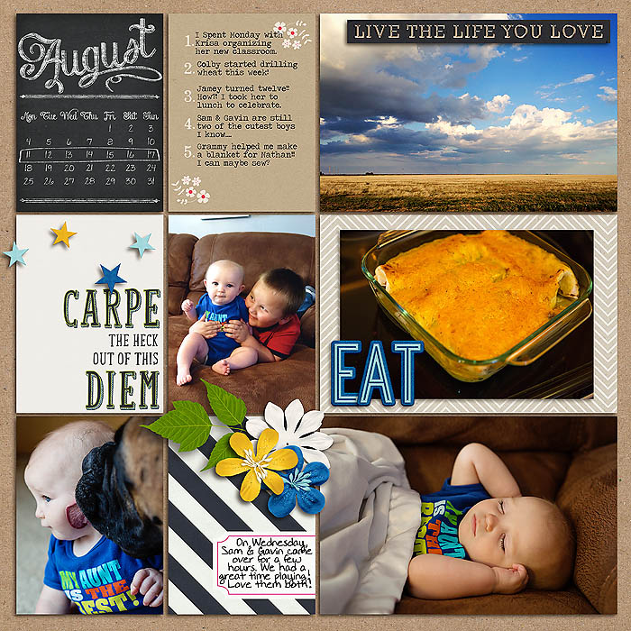 Project Life- Week 33 (left)