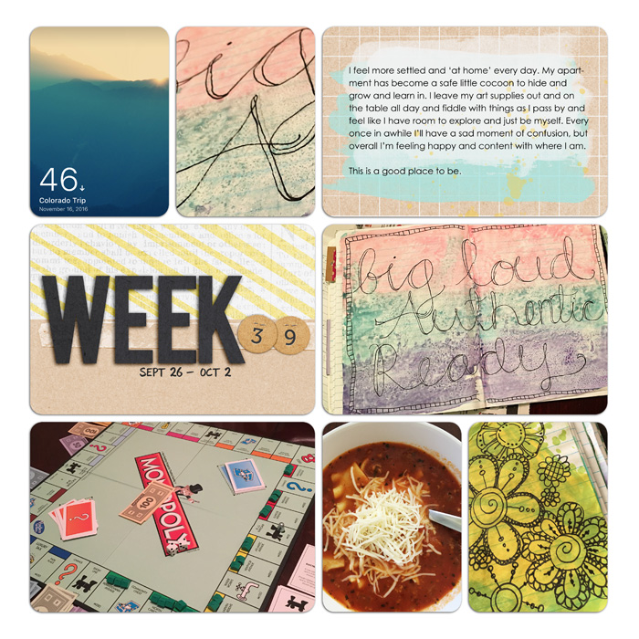 Project Life Week 39