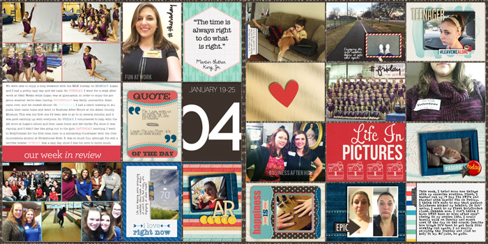 Project Life Week 4