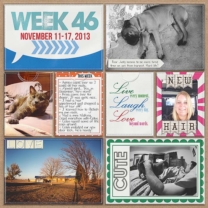 Project Life- Week 46 (left)