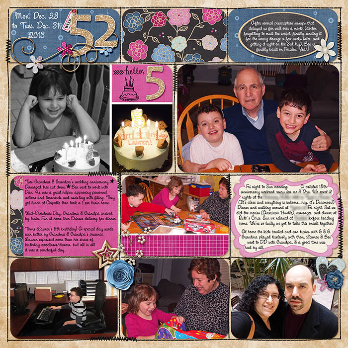Project Life, wk 52A