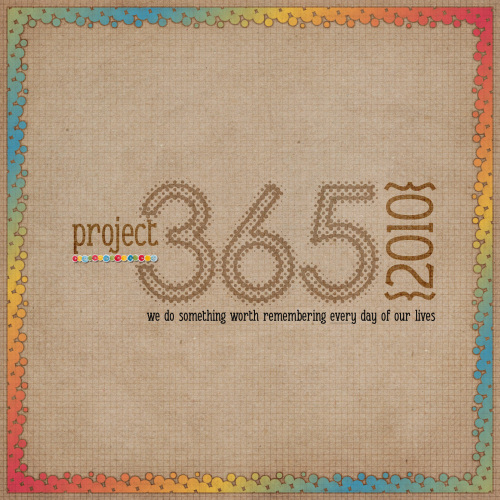 Project365 title page