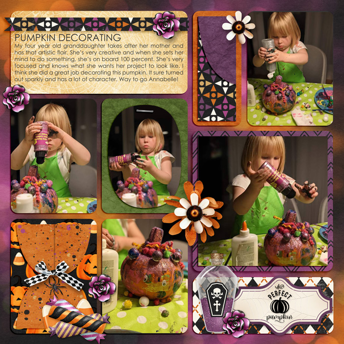 Pumpkin decorating