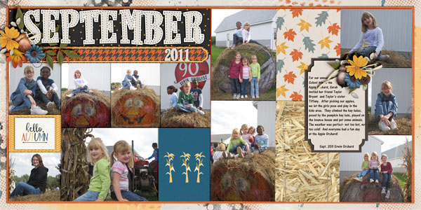 Pumpkin Hay Bale