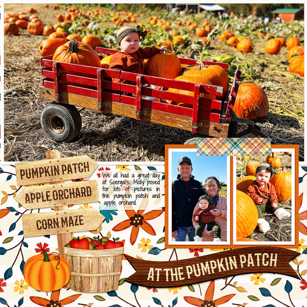 Pumpkins & Apples, left