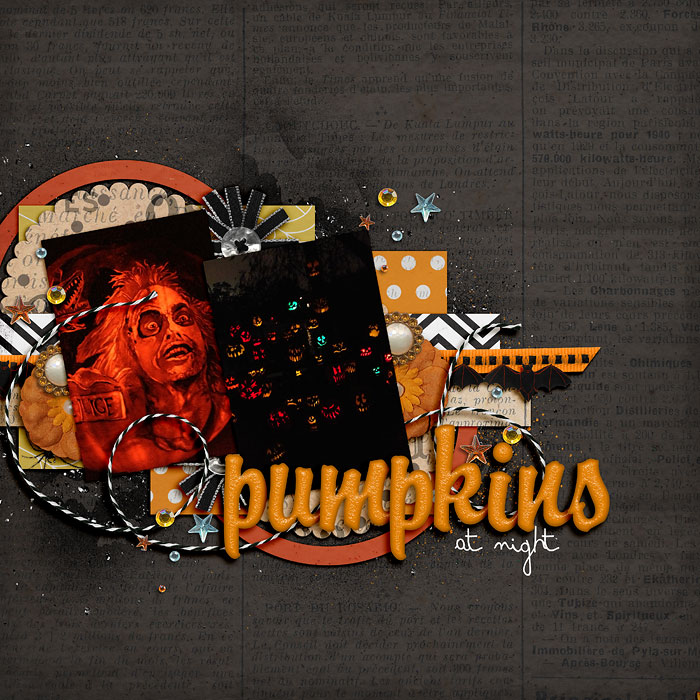 Pumpkins at Night