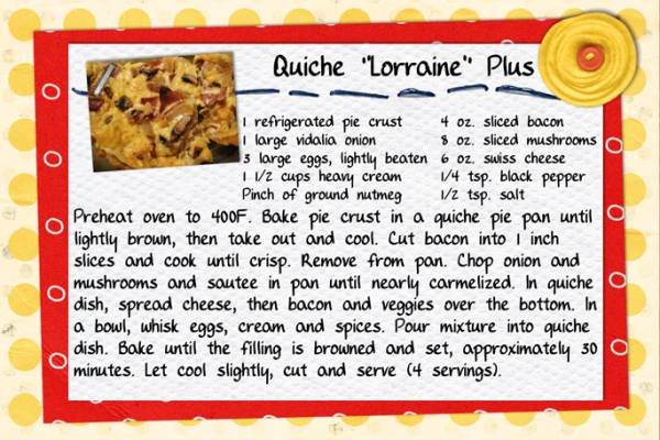 Quiche Recipe