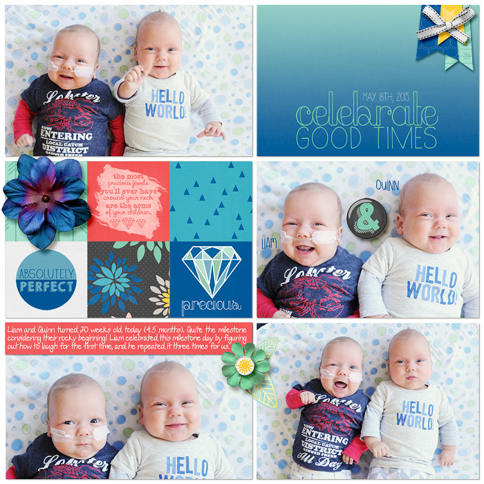 Quinn & Liam at 20 Weeks
