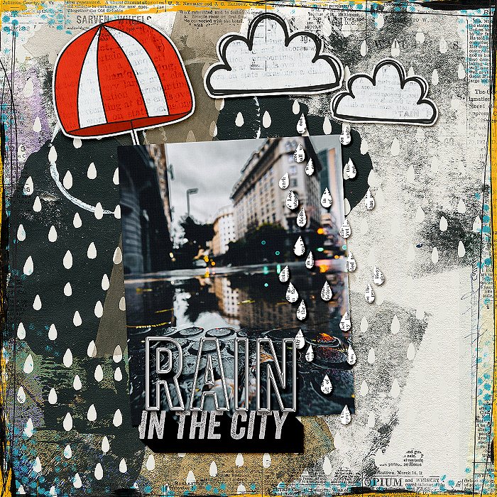 rain in the city