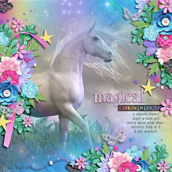 rainbows and unicorns