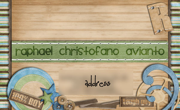 Raphael's Name Card