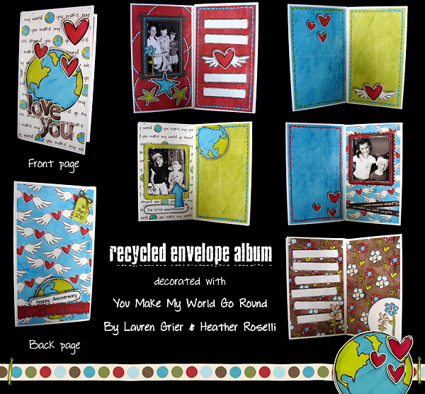 Recycled Envelope Album