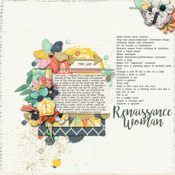 Renaissance Woman - March Passport #5