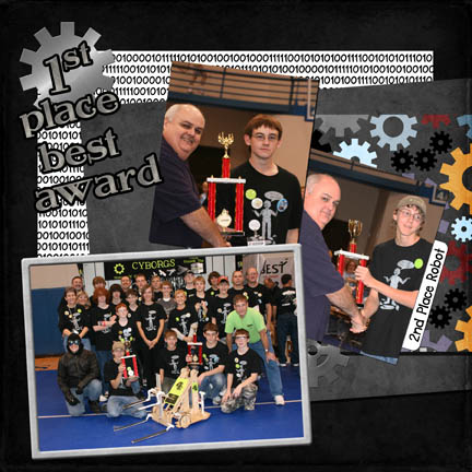Robotics 2008: 1st Place BEST 2nd Place Robot
