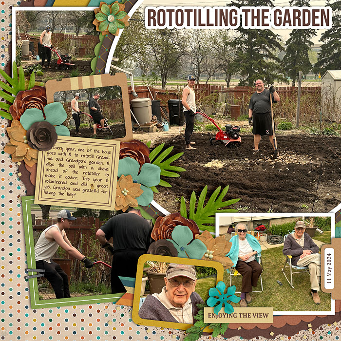 Rototilling the Garden