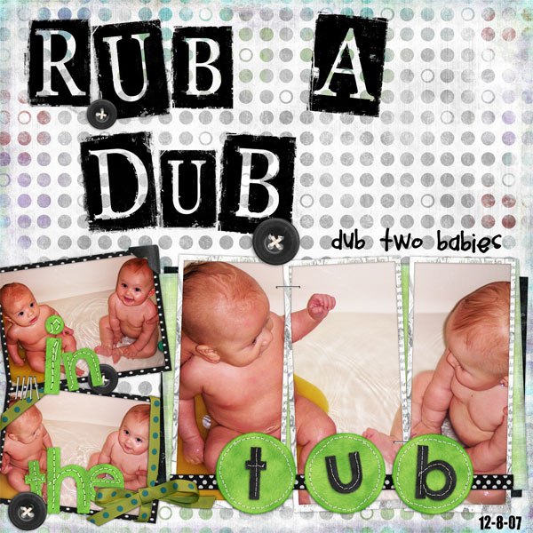Rub-a-dub-dub
