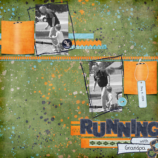 running with grandpa