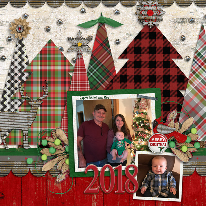 Rustic Plaid by Clever Monkey Graphics