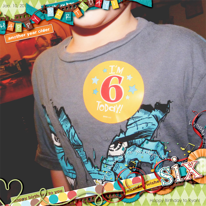 Ryan's Sixth Birthday