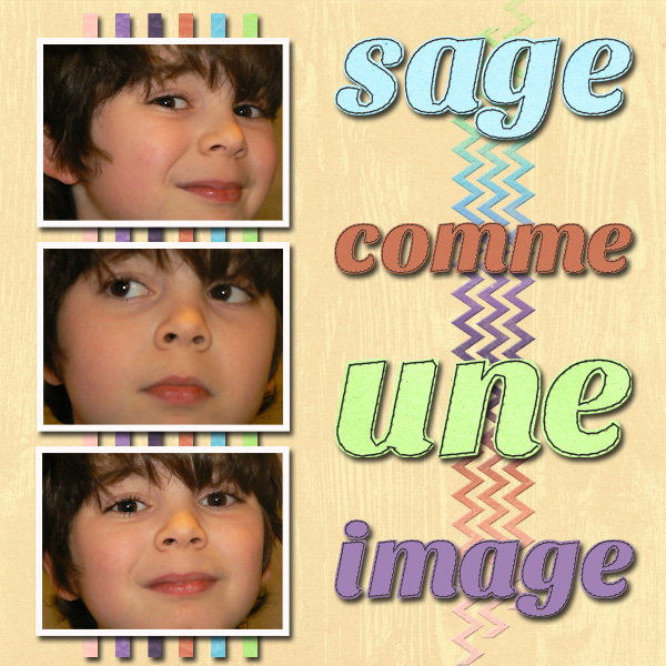 Sage Comme Une Image