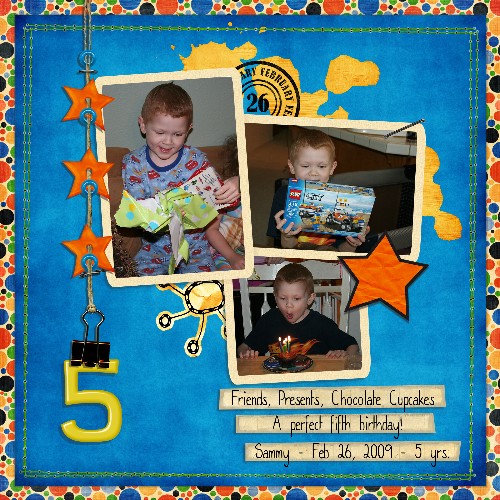 Sam Fifth Birthday