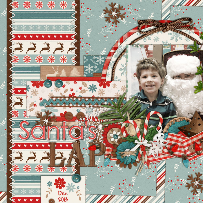 Santa's lap