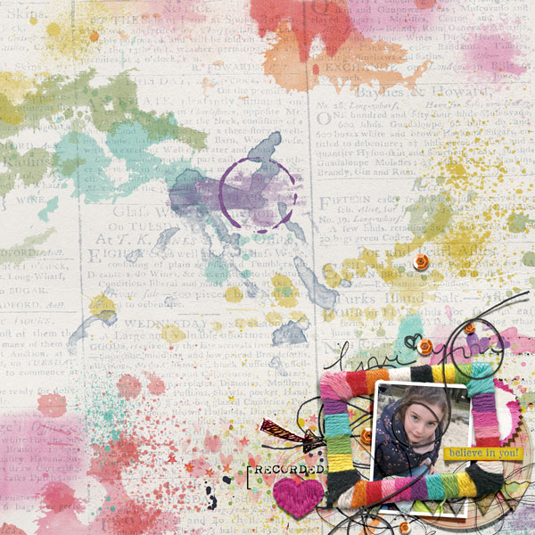 scrap-a-thon - Challenge 30 - 5 o'clock somewhere