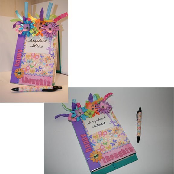 scrapbook idea notebook
