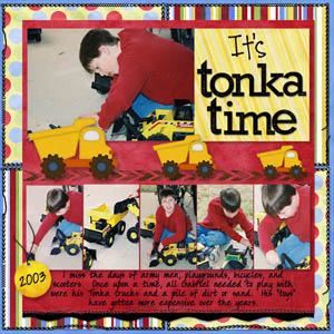 ~ scrappy1110d: Tonka Time ~