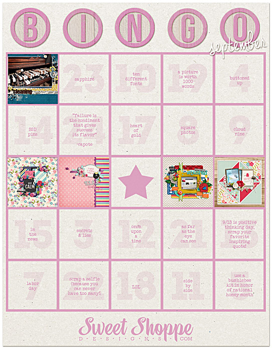 September Bingo
