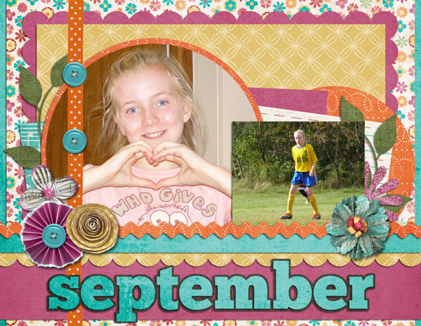 September Calendar Topper