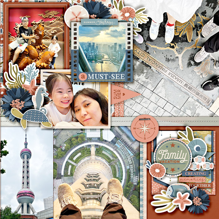 Shanghai Aquarium and Oriental Pearl Tower - RHS