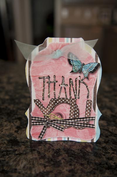 Shape Thank You Card