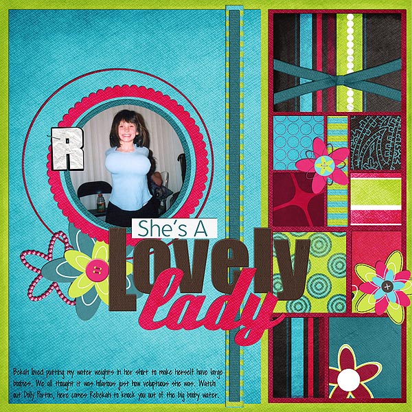 She's a lovely lady
