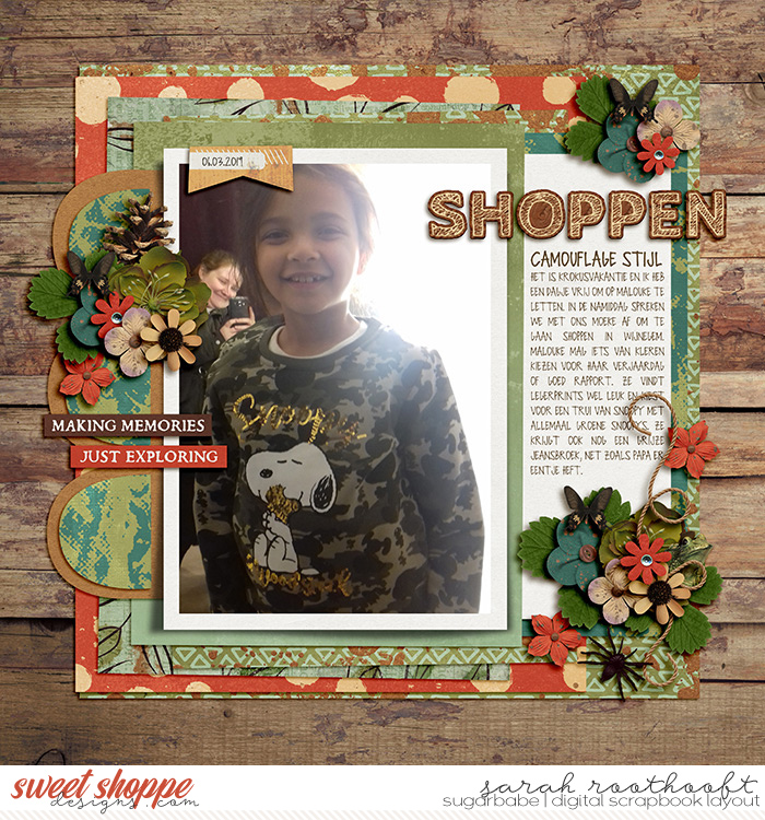Shoppen camouflage style