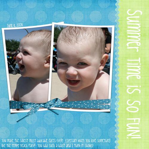 Silly Face at the water park