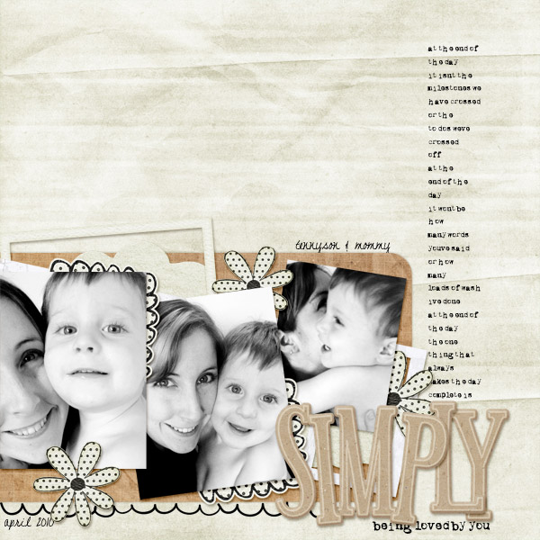 Simply being Loved by You